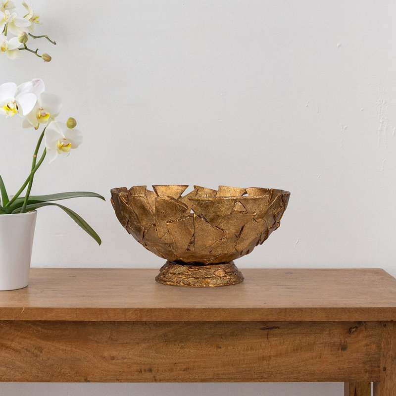 Collingwood Mosaic Luxe Bowl, 7" H x 10" W x 10" D