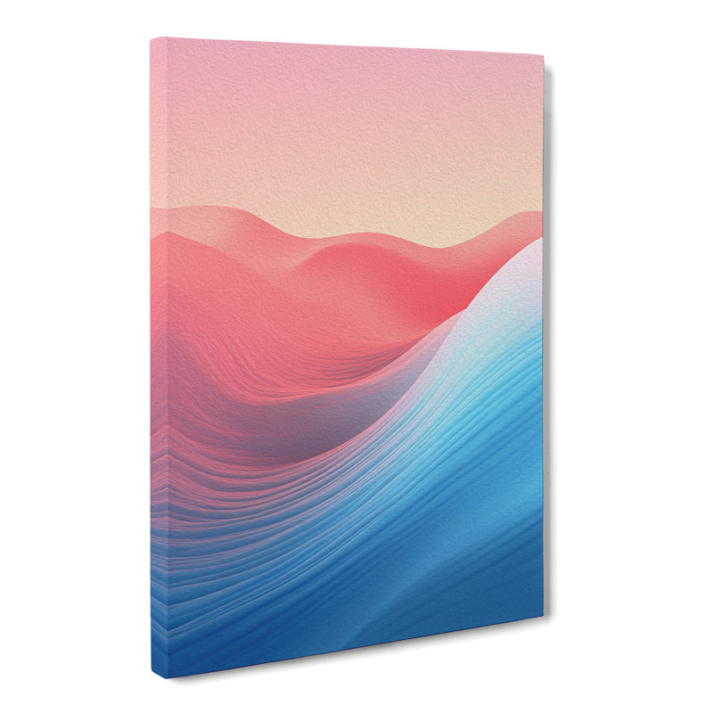 Wave Modern Minimalism - Print, 76cm H x 50cm W x 3cm D