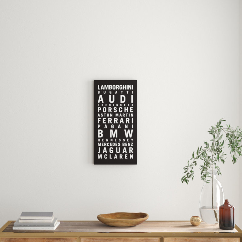 Tram Scrolls - Wrapped Canvas Print, 102cm H x 51cm W x 3.8cm D