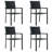 Square 6 - Person 55.1" Long Dining Set-1751459869-1751459868-1751459867