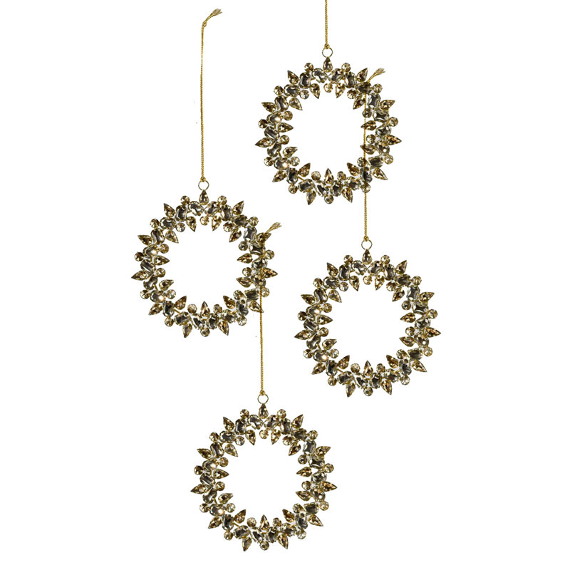 Ornement en forme de couronne de joyaux