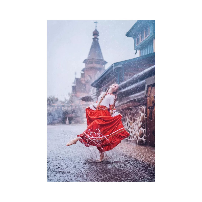 Reproduction de photo « Real Summer Happiness » par Hobopeeba, Toile tendue, Pas de tapis, H 26 po x l 18 po x 1,5 po
