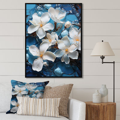 " Tropical White Plumeria Beauty "