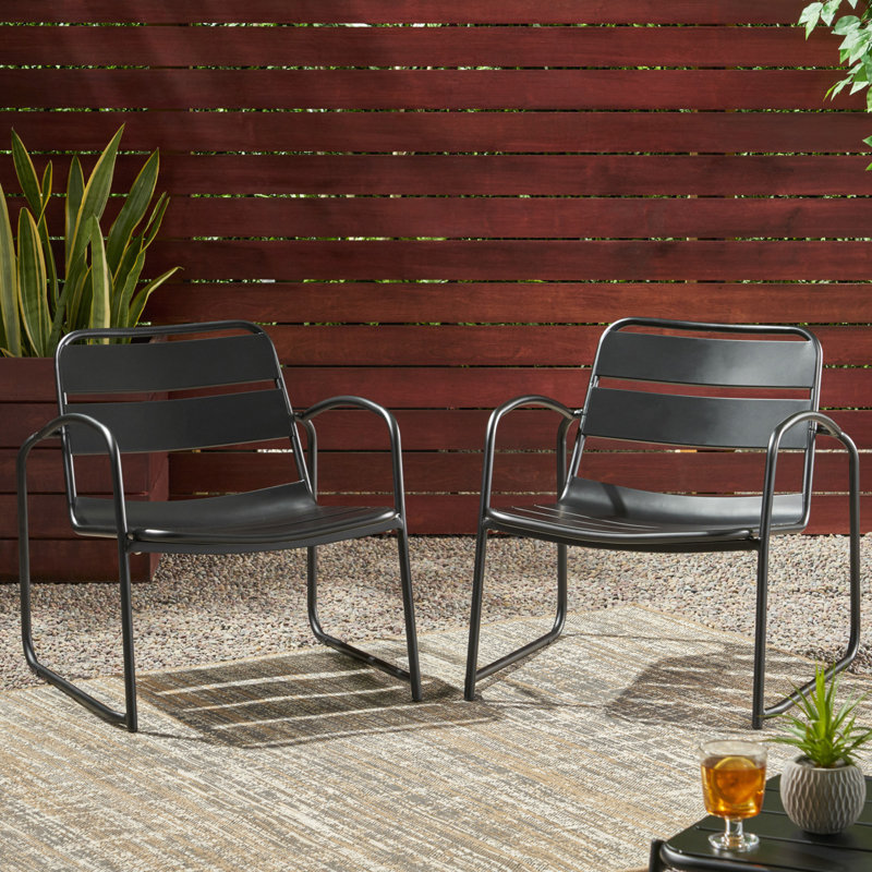 Chaise CONRAD, Matte Black