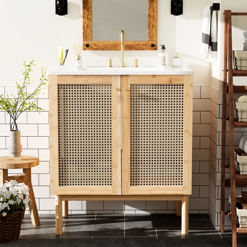 Meuble-lavabo de 30 po Natural