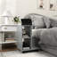 35cm W Manufactured Wood Bedside Table-1678620241