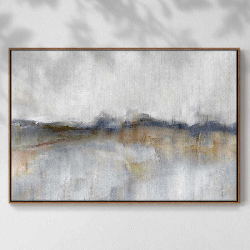 Autumnal Tide, reproduction d'art sur toile, H 25 po x l 37 po x P 2 po, Noyer