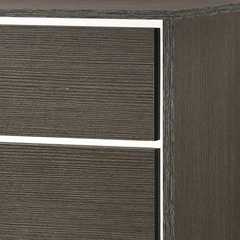 Commode à finition chêne gris