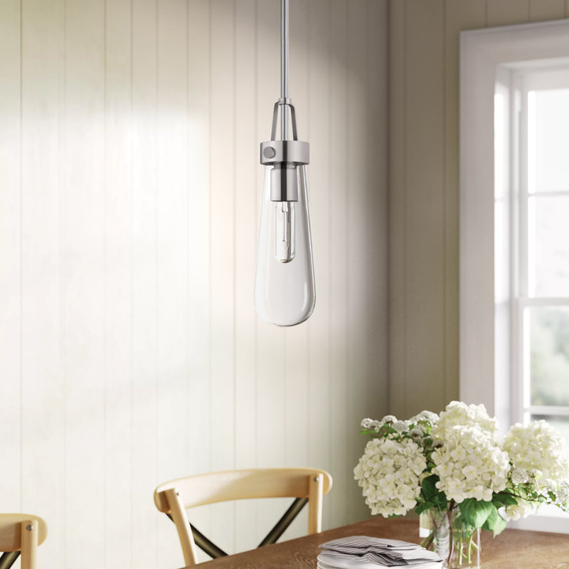 Edern 1 - Light Single Pendant, Nickel