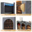 Sreyas Shoe Storage Organizer with Clear Door,36 pairs