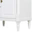 Armoire de salle de bain 30 po avec lavabo autoportant avec tiroir rabattable et tablette réglable, structure en bois d'hévéa massif, panneaux de fibres à densité moyenne et poignées en métal-1141626126