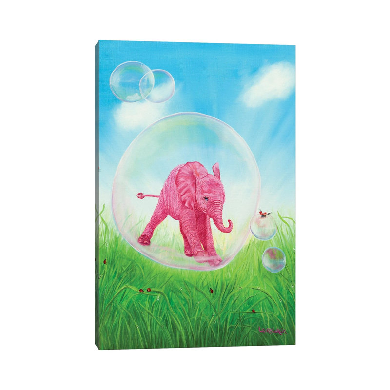 Float Away by Laura Curtin - Wrapped Canvas Painting, 66.04 cm H x 45.72 cm W x 3.175 cm D