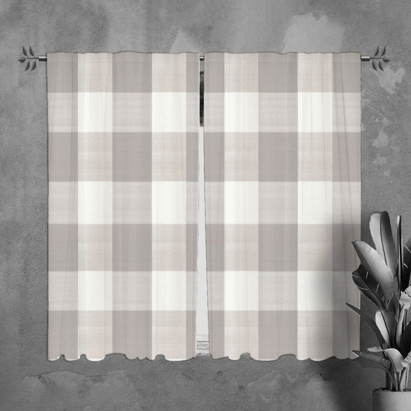Paire de rideaux obscurcissant en polyester, L 20 po x L 61 po