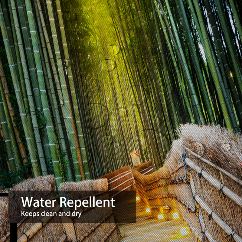 Rideau de douche Bamboo Forest, L 72 po x l 72 po