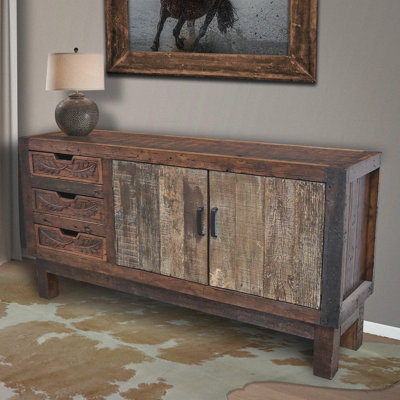 Gibram 72'' Solid Wood Sideboard