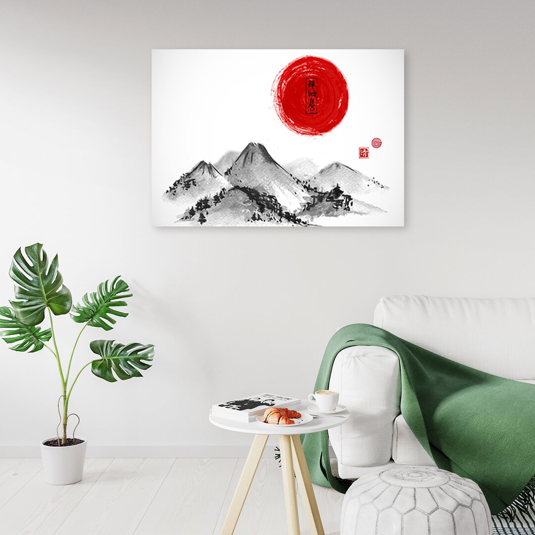 Leinwandbild Zen Red