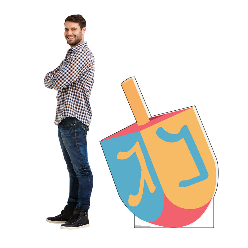 Accroche en carton dreidel
