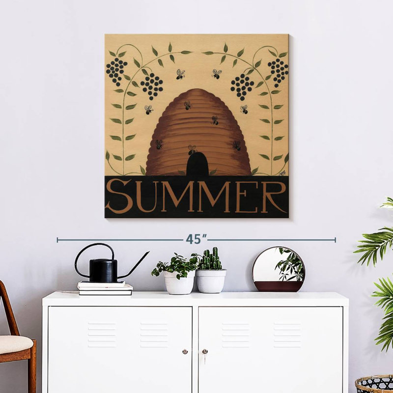 Brampt Summer Bees, 30" H x 30" W