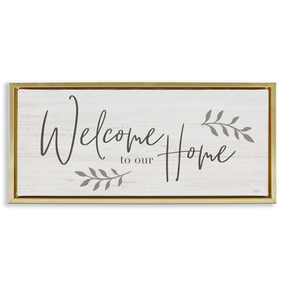 Panneau «Welcome To Our Home Country»