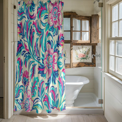 Rideau de douche 1 pièce Wild West Designs