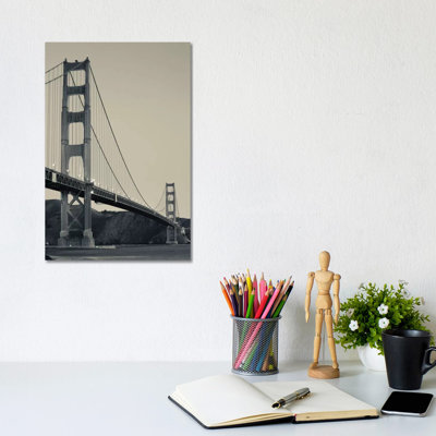 Golden Gate Bridge At Dawn, San Francisco, California, USA by Panoramic Images - Wrapped Canvas Gallery-Wrapped Canvas Giclée