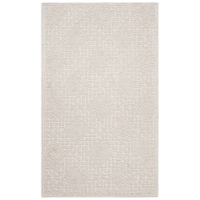 Zack Trace Hand Tufted Wool Geometric Rug