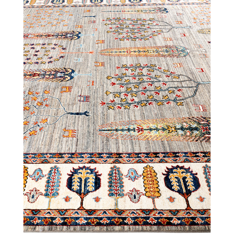 One-of-a-Kind 9' x 11'9" Hand Knotted Area Rug