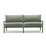 70.5'' Wide Outdoor Reversible Loveseat with Sunbrella Cushions