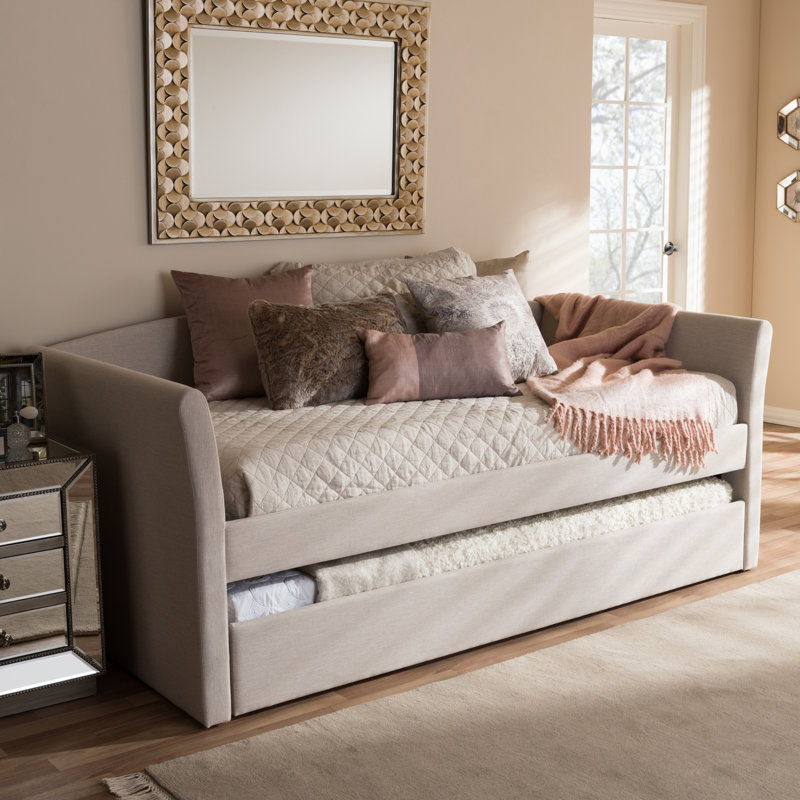 Angeles Upholstered Daybed, Beige