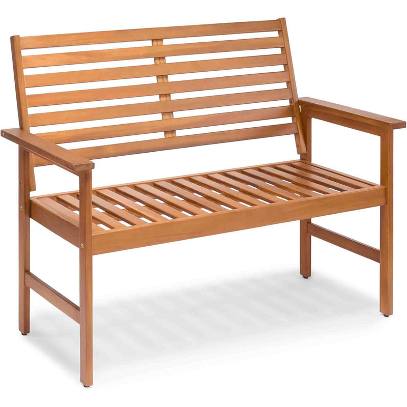 Solid Wood Outdoor Bench