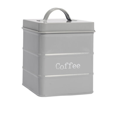 Harbour Housewares Vintage Metal Kitchen Coffee Canister
