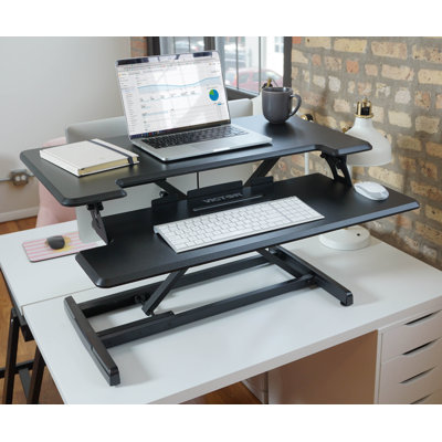 Arsenault Adjustable Height Steel Standing Desk Converter