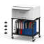 35cm H x 42cm W Printer Stand with Wheels