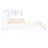 White Twin Daybed With Trundle, Storage & Ports - Solid Pine Wood + Construction Size In Trundle And-566233702