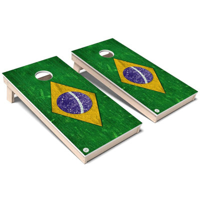 Ensemble de planches de cornhole composites toutes saisons International Flag