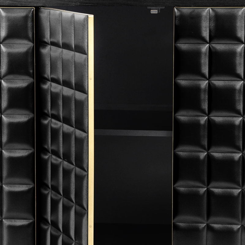 Buffet 58,63 ", Noir