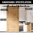 Ceiling Mount Black Rustic Classic Design Non-Bypass Single Track One Door Hardware Kit (Door Not Included)-84464256