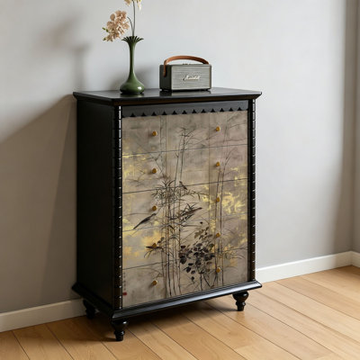 Luxury-Style Painted Storage Accent Chest