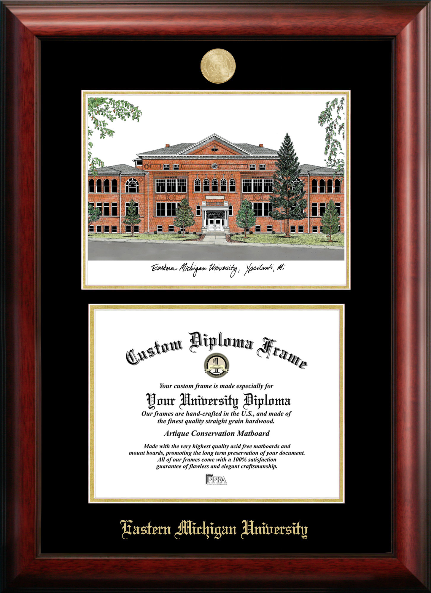 Campus Images NCAA Scholar Diploma Picture Frame & Reviews - Wayfair Canada