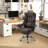 Executive Office Chair with 6-point Massage, Footrest-238746063