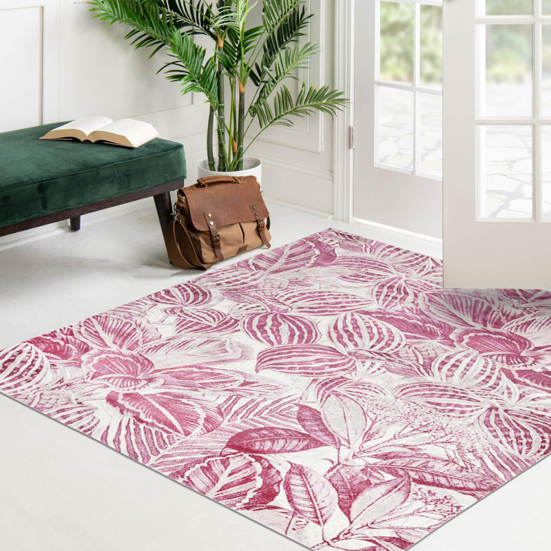 Tapis fuchsia_unique, Carré 10 pi