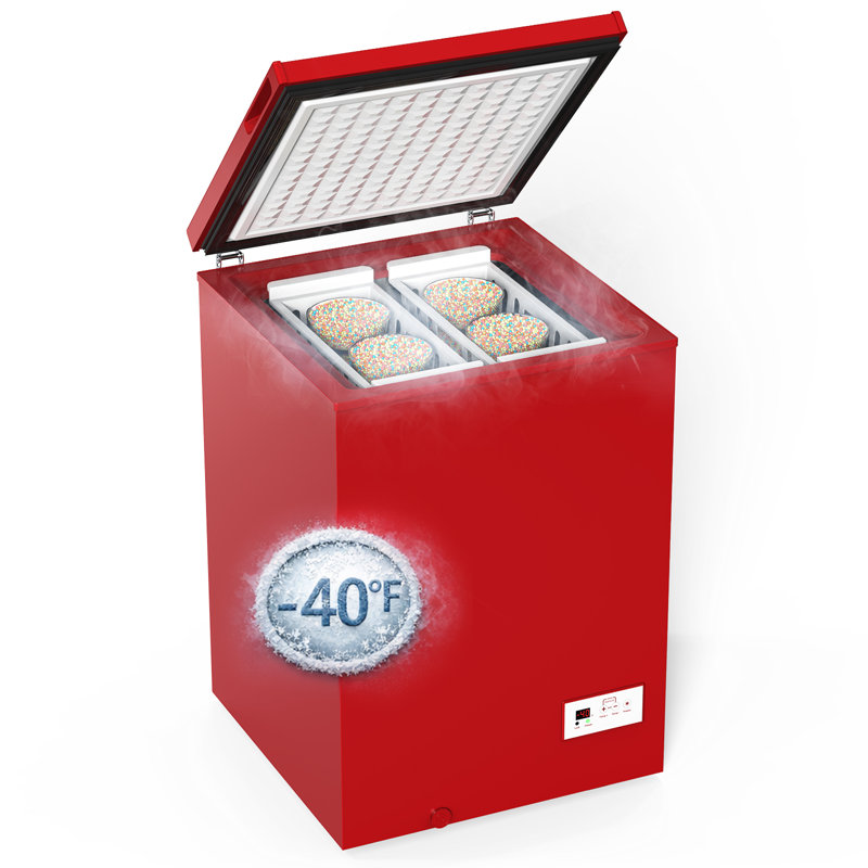 Northair -40°F Low temperature Chest Freezer - 3.5 Cu Ft with 2 Removable Baskets