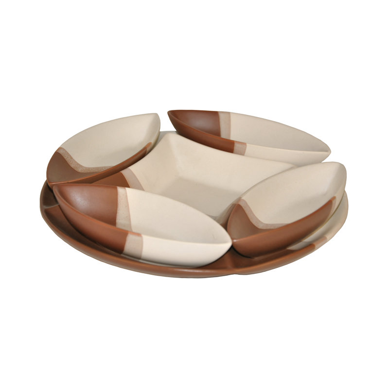 Elgan Stoneware Decorative Plate and Bowl