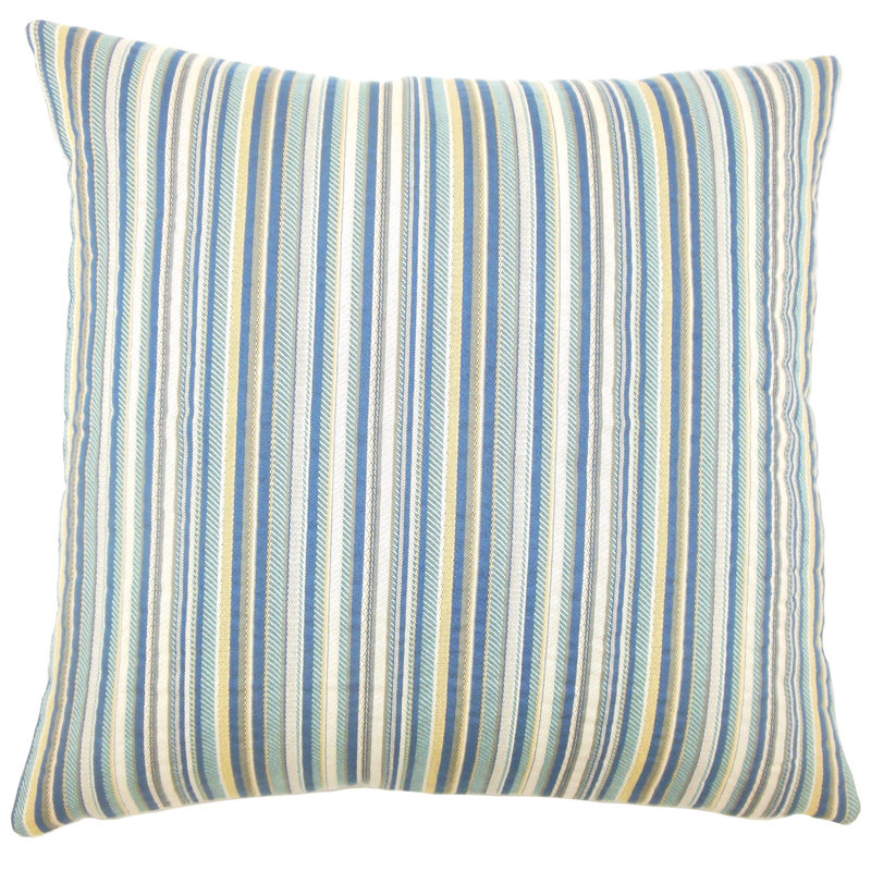 Striped Reversible Throw Pillow