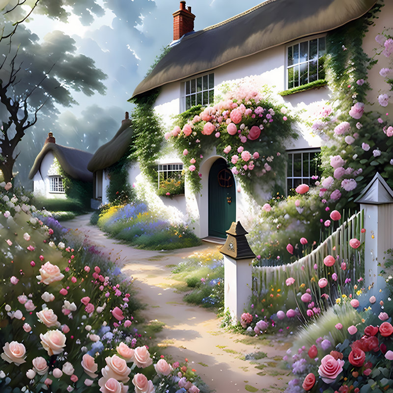 Cottage Garden I, H 24 po x l 24 po