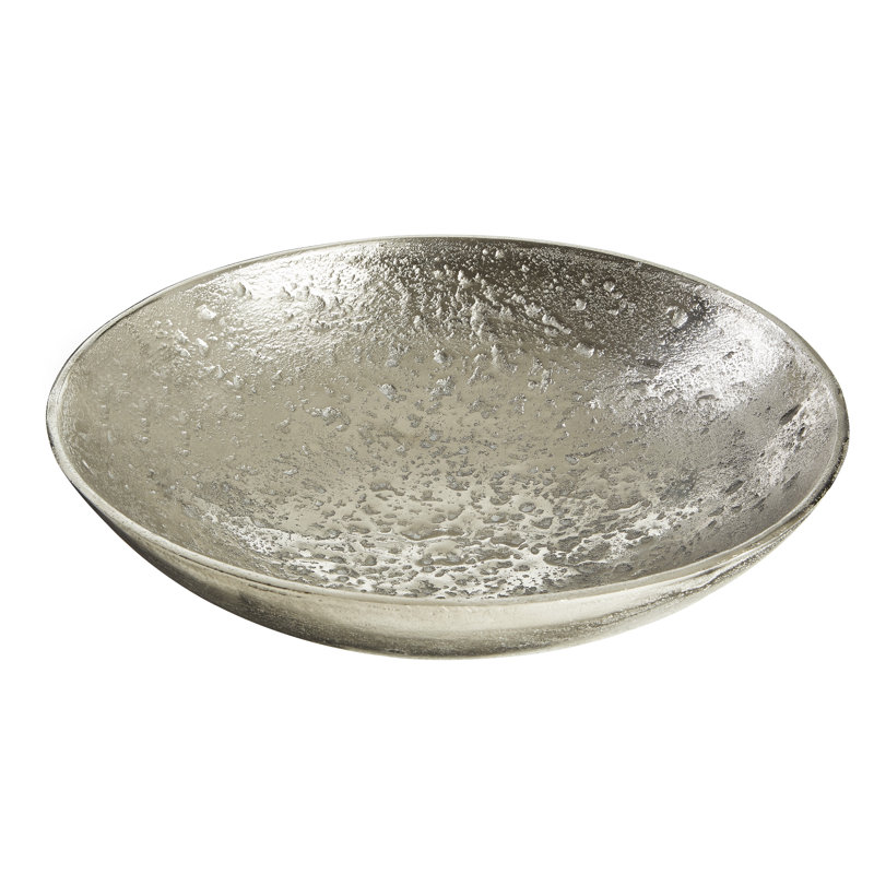 Jent Metal Decorative Bowl 1, 9cm H x 35cm W x 35cm D