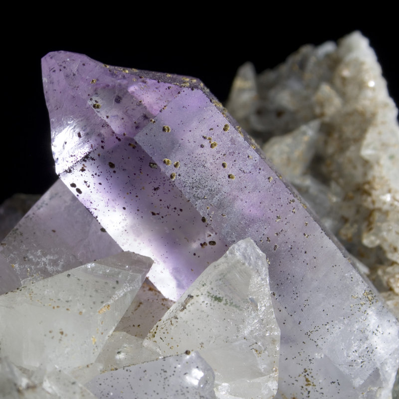 Matrix Amethyst And Calcite - Brandberg, Namibia