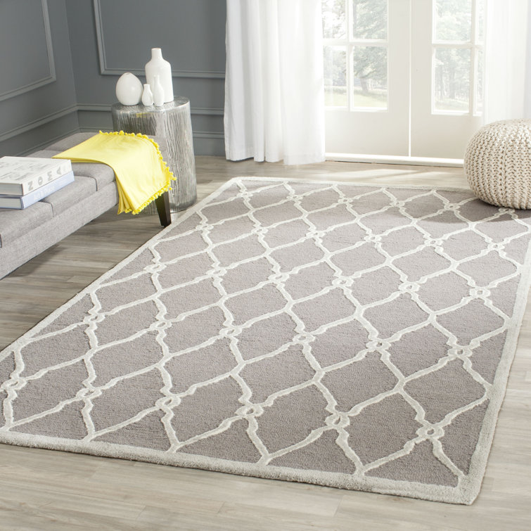 Cannen Hand Tufted Wool Geometric Rug