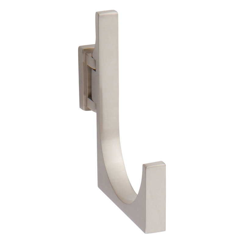 Frame Pivoting Towel Hook, Satin Nickel