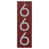 Rouge brique / Argent